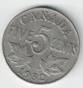 Canadian 1932 Nickel My Store