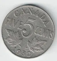 Canadian 1932 Nickel My Store
