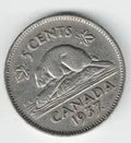 Canadian 1937 Nickel My Store