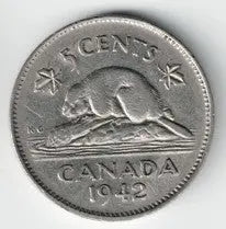 Canadian 1942 Nickel My Store