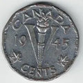 Canadian 1945 Nickel My Store