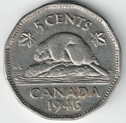 Canadian 1946 Nickel My Store