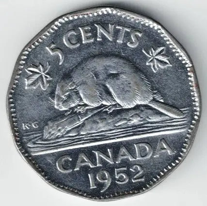 Canadian 1952 Nickel My Store