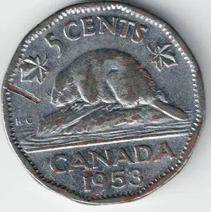 Canadian 1953 Nickel My Store