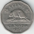 Canadian 1957 Nickel My Store