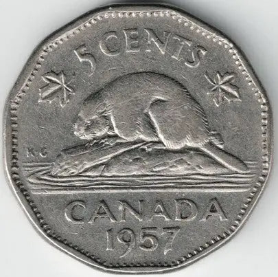 Canadian 1957 Nickel My Store