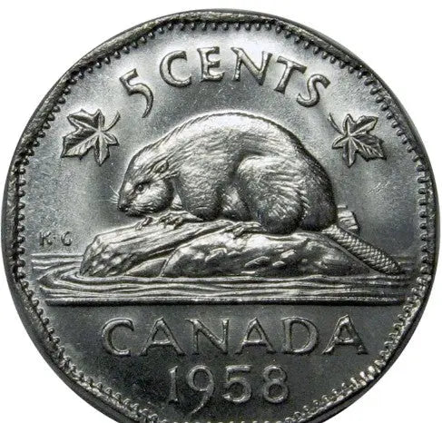 Canadian 1958 Nickel My Store