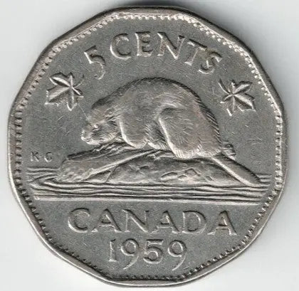 Canadian 1959 Nickel My Store