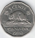 Canadian 1960 Nickel My Store