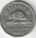Canadian 1961 Nickel My Store