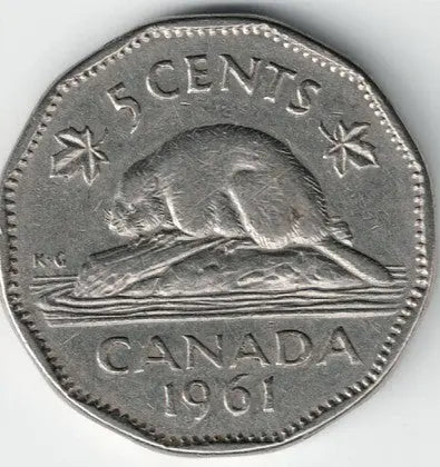 Canadian 1961 Nickel My Store